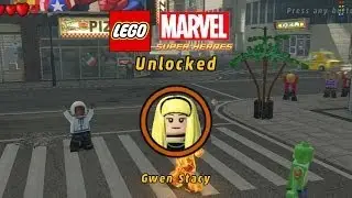 Lego Marvel-Unlock Gwen Stacy-2nd Drax Mission
