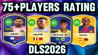 DLS 2026 OFFICIAL RATING UPDATE🔥🥶+75 PLAYERS