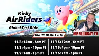 Глобальный тест Kirby Air Riders: онлайн-демонстрация: время и даты #nintendoswitch2