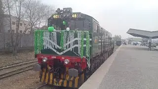 Marglla to Rawalpindi Premium train of Pakistan Railways green line 