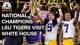 President Trump hosts college football champion LSU Tigers at White House – 1/17/2020