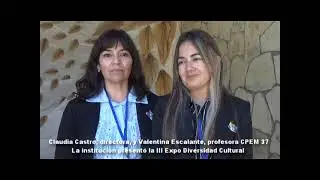 CPEM N&deg; 37 DE MARIANO MORENO: CLAUDIA CASTRO, DIRECTORA, VALENTINA ESCALANTE, PROFESORA