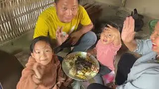 SMOKED PORK WITH AXONE MUKBANG // ALL ROUNDER AKABO FAMILY