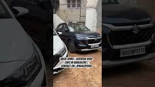 Certified Used cars for sale in Bengaluru! #usedcars #usedcarsforsaleinbangalore #forsale