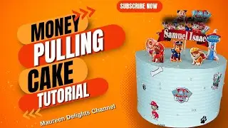 MONEY BOX CAKE/HOW TO MAKE A MONEY PULLING CAKE/ EASY STEP BY STEP TUTORIAL