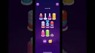 Nut Sort:Color Sorting - Level 60 #games #gaming #puzzle #nutsort #nutsortsolution #colorsortgame