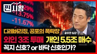 [#찐시황] 디레버리징, 공포의 주가폭락! 외인 3조 대규모 투매, 개인 5.5조 매수.. 꼭지일까? 바닥 형성 신호일까? / 급락장에서 살 주식 2가지 | 황유현 팀장