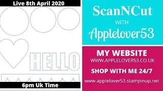 Live 8th April - Brother ScanNCut Canvas Workspace Q&A + Assigning Cut/Draw Dashed Lines