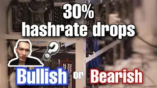 Bitcoin's hashrate drops 30% Bullish or Bearish | Trimmed Xeonbit Live Stream