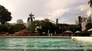 long distance swim technique - checking smoothness