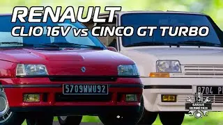 RENAULT 5 GT Turbo vs Clio 16V: Comparativa Vintage