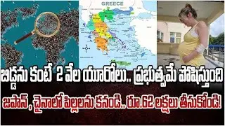 యూరప్ లో జనాభా సంక్షోభం.. పిల్లలు లేక స్కూల్స్ మూసివేత | Population crisis in Greece | #nigudam