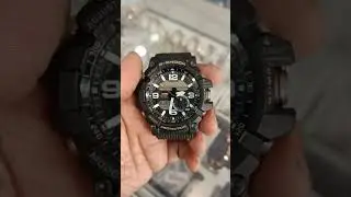Casio G-Shock Mudmaster Digital Analogue Time Configuration #fullpackage