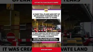 WTF! Fake Toll Plaza Collects ₹ CRORES! #shorts