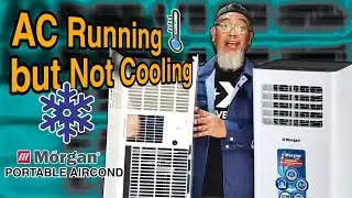 MORGAN Portable Air Conditioner MAC-093 not Blowing Cold Air | Aircond Keluar Angin tapi Tak Sejuk
