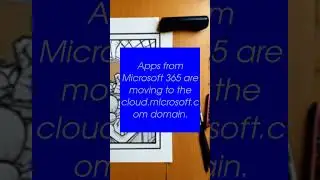 Apps from Microsoft 365 are moving to the cloud.microsoft.com domain.