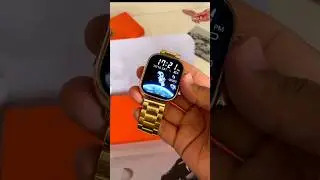 🔥Luxury Gold Ultra Watch 😲 Golden Watch⚡️V9 Ultra Max⚡️#ultra #goldwatch
