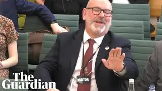 Union leaders laugh after MP asks if they get direction from the Labour party