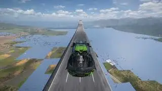 I RACED THE PORSCHE 918 SPYDER IN THE LONG BIG JUMP RAMP RACE...