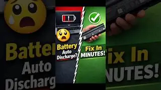 battery auto discharge? solve it#laptoprepair #thelaptopdoctor #shortvideo