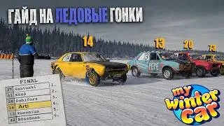 Прохождение ледовых гонок - в My Winter Car!