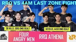 RRQ VS 4AM Last zone fight PMGC PUBG mobile