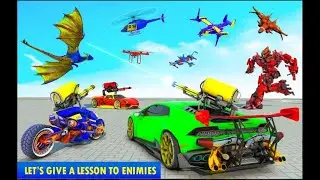 Dragon Robot Police Car Games Game Zee Gameplay