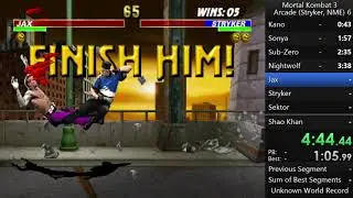 Mortal Kombat 3 Stryker No Major Exploits Speedrun 12:32 (First Attempt)