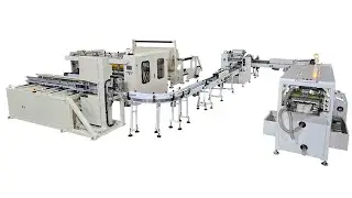 Automatic small toilet roll paper making machine production line