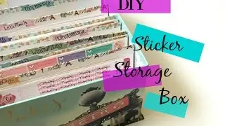 DIY Sticker Storage//2MinuteTipTuesday!