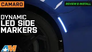 Обзор и установка динамических светодиодных боковых габаритных огней Camaro 2016–2024