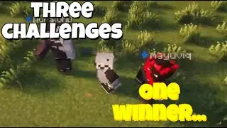 We Competed In Minecraft CHALLENGES For A PRIZE...