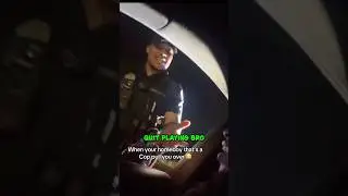 Funny Cop Interaction - Homeboy Got Pulled Over! 😂 #shorts