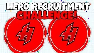 A Hero Clan Recruitment Challenge.. #HeroRC ⚡ | Agar.io, Balz.io & More!