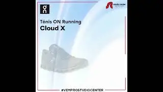 T&ecirc;nis On Running Cloud X - Studio Center Importados