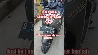 Honda genio fabulous cbs iss th 2022