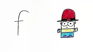 Image from the letter F to Gnom/Изображение от буквы F до гнома/F harfidan gnomgacha tasvir.