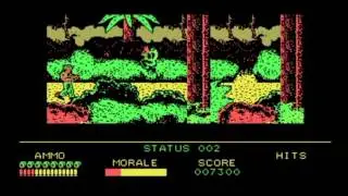 PC-DOS Longplay: Platoon (OCEAN) - CGA Graphics V3