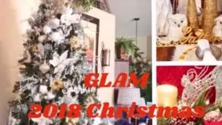 Christmas Home Tour 2018| Glam Christmas Decorations Elegant D&eacute;cor Ideas