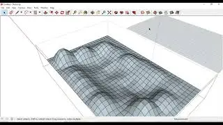 HOW TO MAKE TERRAIN STRUCTURE,LAKE  || IN SKETCHUP