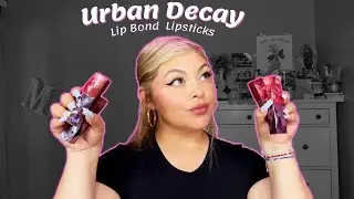 Помада Urban Decay Lip Bonds! Свотчи и примерка