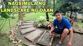 Nagsimula ng Landscape Ang Daan papunta sa mini Lake (maganda kaya ang resulta)