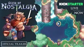 Seed of Nostalgia - Kickstarter Launch Trailer - 2025 - #jrpg #pixelart #gaming #16bit #rpg
