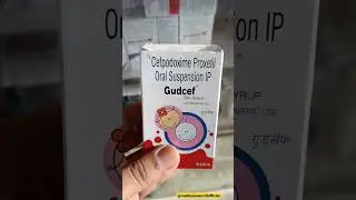 Gudcef dry syrup | Cefpodoxime 50 mg syrup #infection #earinfections #cefpodoxime #antibiotics