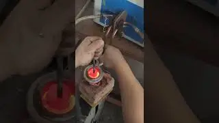 JL-40KW Induction Heater for copper-molybdenum welding #copper #molybdenum  #welding  #brazing