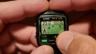 Casio GG-9 (Golf) game watch demo 1984 module 227