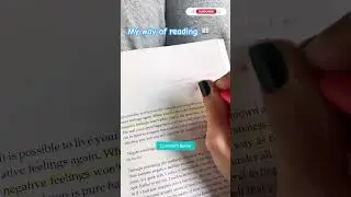 How I read books 📚 | Aspie&rsquo;s Mind | #shorts #readingislife #readbooks
