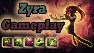 League of Legends: [SUP] Zyra gameplay (no commentary)