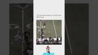 This Facemask Penalty Was Brutal #shorts #football #nfl #nflfootball