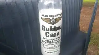 Aero cosmetics rubber care test on interior of my 96 buick century